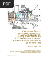 A reutilização do Patrimonio Edificado