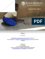 Syllabus: "Educating Girls"