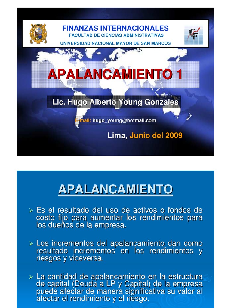 Apalancamiento Financiero 1 | PDF | Apalancamiento (Finanzas ...