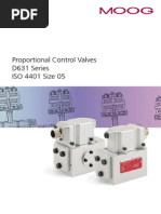 Proportional Control Valves D631 Series ISO 4401 Size 05