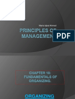 Principles of Management-Chapter 10 & 11 (Organizing)