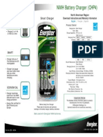 Nimh Battery Charger (Chp4) : Product Datasheet