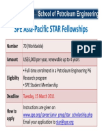 Spe Asia-pacific Star Fellowships