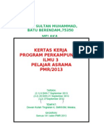 Kertas Kerja Program Perkampungan Ilmu