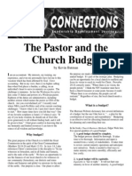 The Pastor and The Church Budget: by Kevin Batman