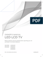 Led LCD TV: Owner'S Manual