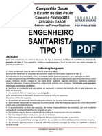 Codesp Engenheiro Sanitarista Tipo 1