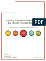 Enabling Financial Capability Along the Road to Financial Inclusion