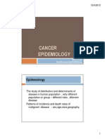 Cancer Epidemiology