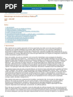 Metodologia de Analise de Politicas Publicas Dagnino