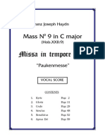 Haydn's Missa in Tempore Belli