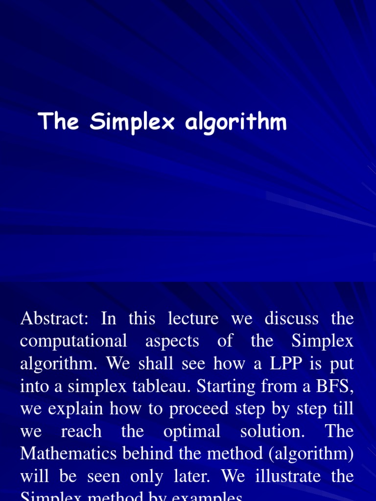 04 Simplex 2 | PDF