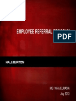 Employee Referral Program: Me / Na & Eurasia July 2013