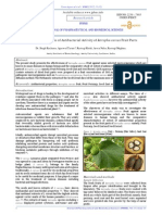 Comparative Analysis of Antibacterial Activity of Jatropha Curcas Fruit Parts