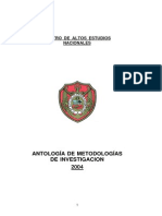 Antologia de Metodologia de La Investigacion