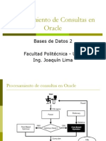 6 Procesamiento de Consultas en Oracle