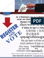 2008 Register and Vote Poster - multilingual
