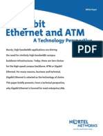 Gigabit Ethernet and ATM