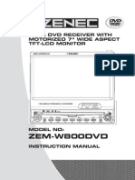 Zem-w800dvd de Uk