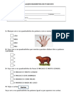 Teste Diagnóstico 3º ANO