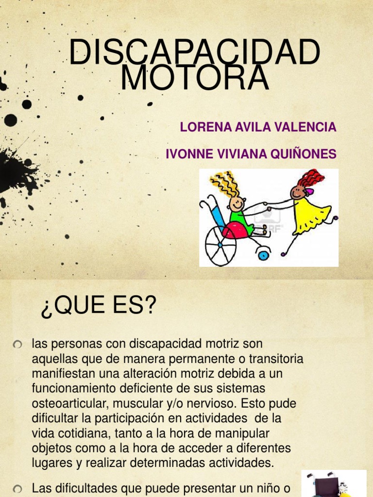 Comprendiendo la Discapacidad Motora | PDF | Invalidez | Evaluación