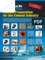 Preparación de muestras para industria del cemento