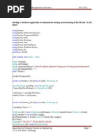 MTech DBMS Lab Programs1