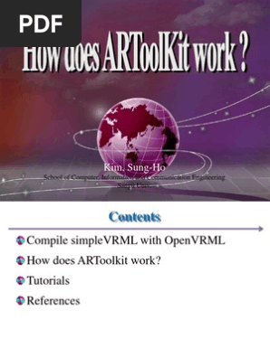 Artoolkit Tutorials