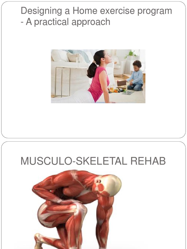 Home Exercises for Lower Back Pain | PDF