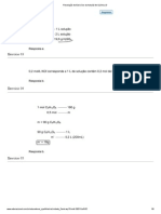 Resolução do Exercício da Aula 02 de Química D