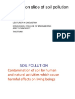 Soil Pollution