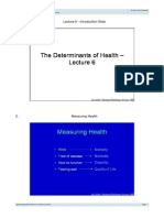 Epid - Determinants of Health