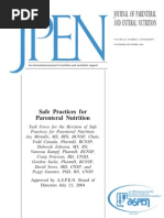 Aspen Guidelines Parenteral Nutrition