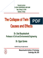 The Collapse of Twin Towers: Causes and Effects