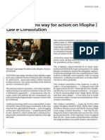 Www.bdlive.co.Za Jsc Body Opens Way for Action on Hlophe Law Constitution