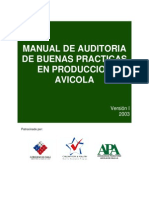 Manual de Auditoria de Buenas Practicas en Produccion Avicola