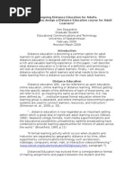 Download Designing Distance Education for Adults How might you design a Distance Education course for Adult Learners  by ecmm SN16975392 doc pdf