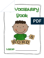 6 Step Vocabulary Template 
