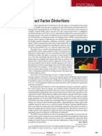 Science 2013 Alberts 787 Impact Factor Distortions