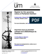 Library of Parliament's Quorum