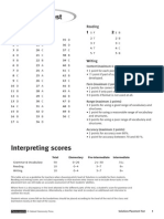 Sol Preint Placement Test Key