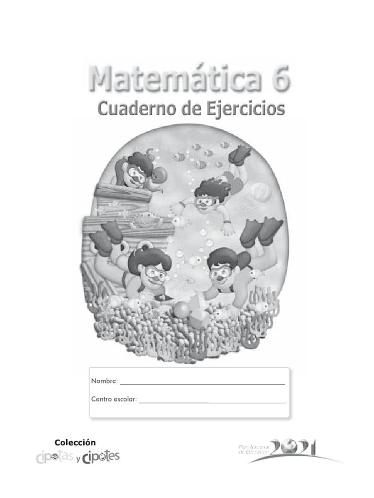 Matemáticas 6: Cuaderno de Ejercicios | PDF | Probabilidad | Triángulo