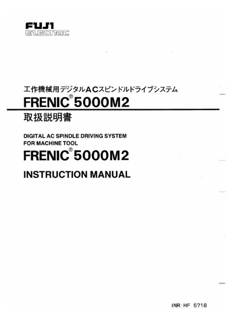 Frenic 5000m2 | PDF