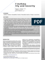 Asthma Genetics of Asthma Susceptibility and Severity