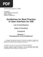 Guideline For Best Practice