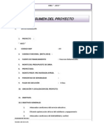 Informe Tecnico Modelo Memoria Descriptiva de Un Proyecto