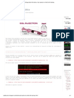 (In) Seguridad Informática - SQL Injection To Shell With SQLMap