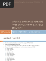 Download Aplikasi Database Berbasis Web by cora354 SN169797329 doc pdf