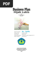 Proposal Business Plan Hijab Lukis