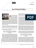 Dailyreckoning.com the Eight Marks of Fascist Policy